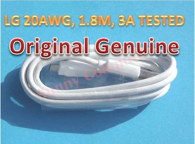 LG Original Genuine 1.8M Data Sync Charger Cable for Optimus L2II L7II Series AU - Image 1 of 2