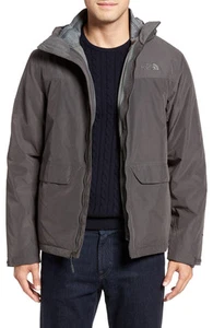 NWT NORTH FACE Canyonlands Triclimate Insulated 3-in-1 Jacket Large Asphalt Grey - Picture 1 of 12
