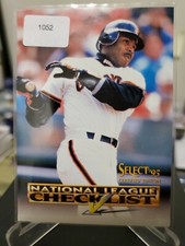 1995 Select Certified Edition Checklist Barry Bonds #6