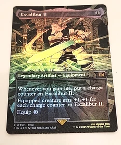 Excalibur II (Borderless) Final Fantasy Foil - Picture 1 of 1