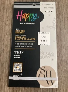 NEW! the Happy Planner Modern Months Sticker Book - 1107 Pieces - Picture 1 of 3