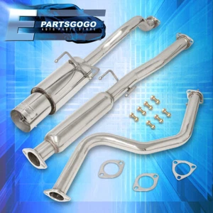 For 92-95 Honda Civic EG 2/4DR JDM 2.5" Catback Exhaust 4.5" Muffler Tip GODSNOW - Picture 1 of 5