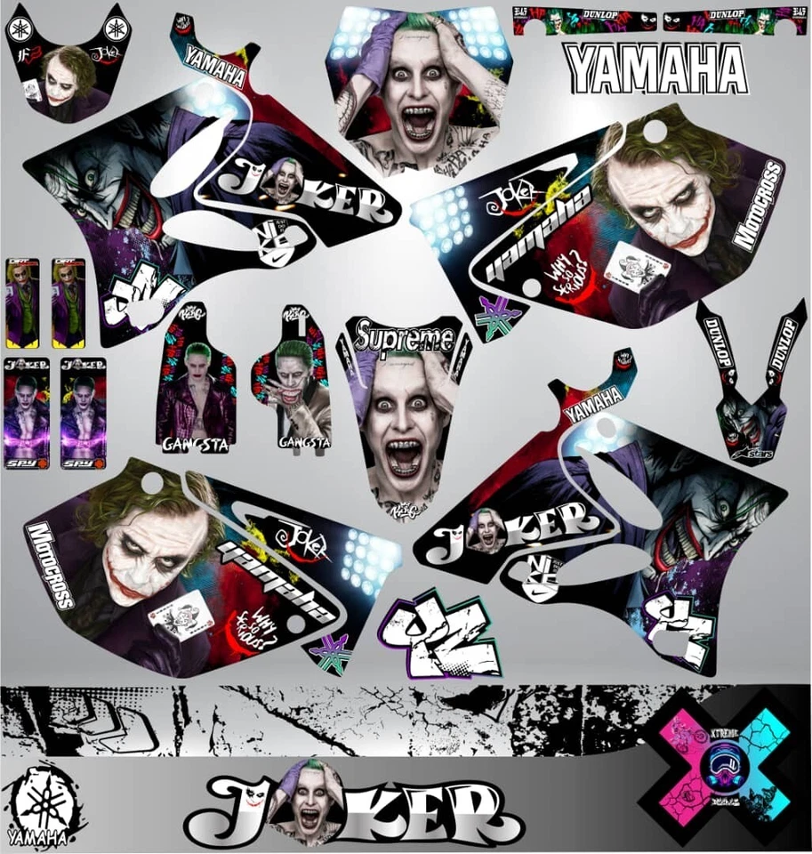Kit Gráfico Calcomanías Yamaha YZ 125 - 250 2002 - 2014 Kit Gráfico Calcomanías  Foto 1 de 1
