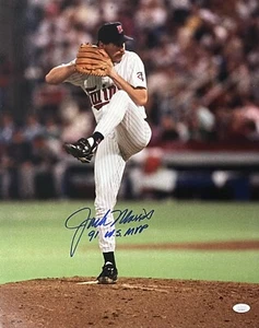 Jack Morris “91 WS MVP” Minnesota Twins Autographed 16x20 JSA Witnessed - Picture 1 of 2