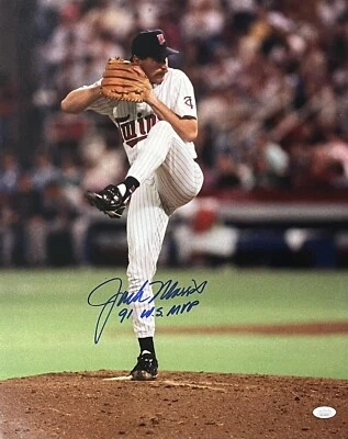 Jack Morris “91 WS MVP” Minnesota Twins Autographed 16x20 JSA Witnessed - Image 1 of 2