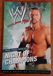 WWE Night of Champions PB book 2011 Choose Your Own Adventure CYOA Pick Path #2 - Picture 1 of 8