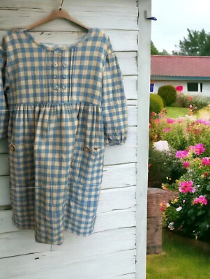 Nuevo en caja Vestido Vintage Blu Pony Cottagecore Niñas Talla 4 Foto 1 de 3