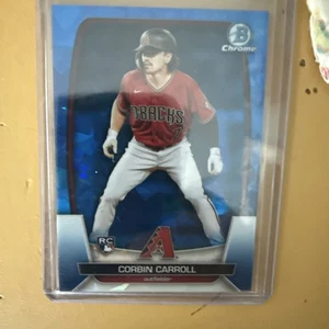 Corbin Carroll 2023 Bowman Chrome Sapphire Rookie #5 Diamondbacks RC - Picture 1 of 2