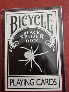 Black Spider [Bicycle] Edition Playing Cards New Sealed - Picture 1 of 1
