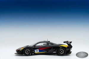 1/18 Almost Real Mclaren P1 GTR Black James Hunt 🤝ALSO OPEN FOR TRADE🤝 - Picture 1 of 5