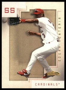 2001 Fleer Showcase #22 Edgar Renteria St. Louis Cardinals Baseball - Picture 1 of 2