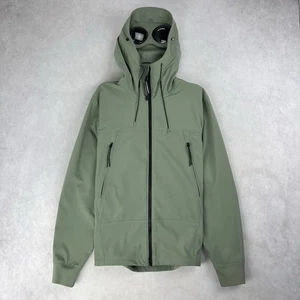 CP Company Soft Shell Goggle Jacket Large Coat Green 5266 - Picture 1 of 6