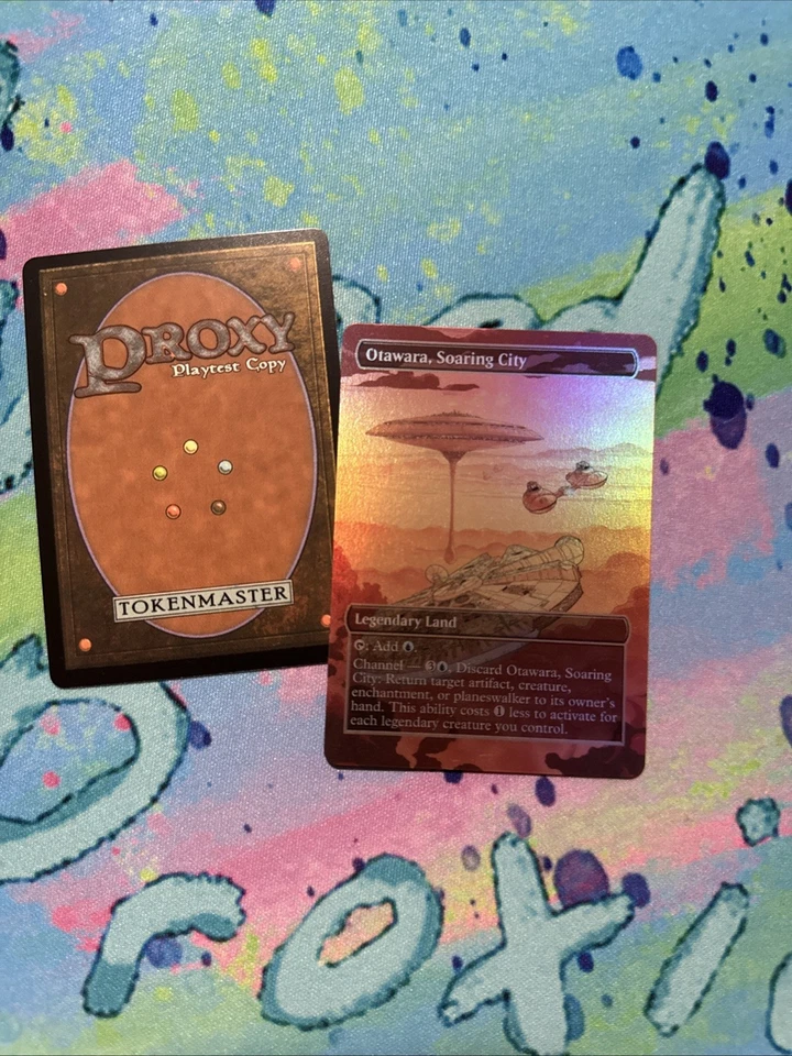 Otawara, Soaring City Full Art Foil Mtg Playtest Card Star Wars Cloud City - Image 1 of 1
