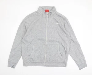 Slazenger Men's Grey XL Basic Zip Jacket - Picture 1 of 12
