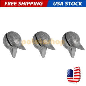 100pcs Fishing Split Shot Sinker Removable Clip Egg Lead Weight Freshwater Bass - Picture 1 of 7