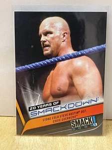 Stone Cold Steve Austin def. Eddie Guerrero 2019 Topps WWE SmackDown Live #SD-3 - Picture 1 of 2