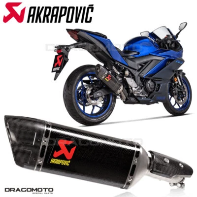 Escape AKRAPOVIC YAMAHA YZF-R3 MT-03 2022-2023 Carbono S-Y3SO5-HAPC Foto 1 de 4
