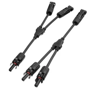 2 PCS Y Enchufe Solar Distribuidor Hembra Para Panel Solar Cable Adaptador Cable Solar - Imagen 1 de 2