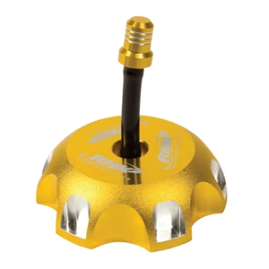 RHK Alloy Tank Cap for Kawasaki KX 85 2001-2013 >Gold - Picture 1 of 1