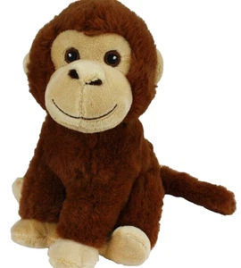 Multipet Pet Eco Safari Monkey Buddies 8" Snuggles Comfort Dog Toy Squeaker NEW - Picture 1 of 1