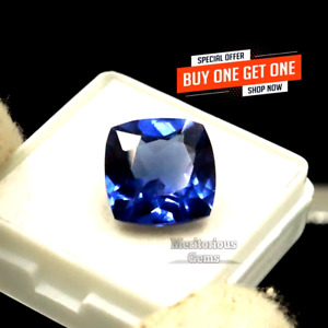Cushion Cut 8-10 CT Natural Blue Sapphire Loose Gemstone Buy one Get One