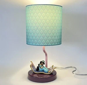 2019 Intertek, Disney's ALADDIN Princess Jasmine Bedside Lamp [Tested/Working] - Picture 1 of 15