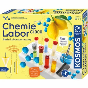Boîte d'expérimentation KOSMOS laboratoire de chimie C 1000 X équipement de laboratoire expériences - Photo 1/7