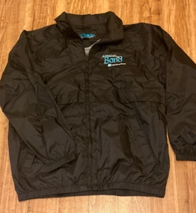 AT&T Broadband Expand the Band Mens Size Large Nylon Rain Jacket Wind Breaker - Picture 1 of 6