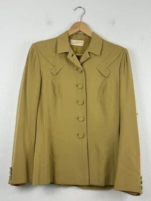 Vintage 1960s Saks Fith Avenue Yellow Skirt Suit Blazer Set - Image 1 of 4
