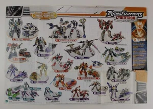Hasbro Transformers 2006 robots europeos disfrazados (RID) 19" X 13" CATÁLOGO - Imagen 1 de 11