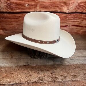 Kid's White Western Cowboy Sraw Hat Brim Sombrero Vaquero para Ninos Sebastian