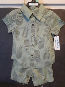 Carters Child of Mine Infants Size 6-9 Months short set - Picture 1 of 2