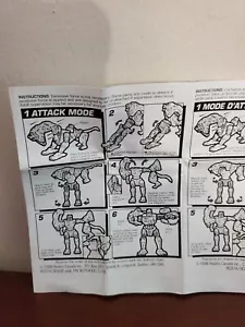 Beast Wars Bantor Instructions - Picture 1 of 2