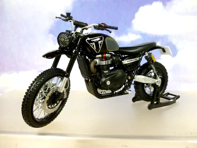 CORGI CLASSICS 1/12 JAMES BONDS TRIUMPH SCRAMBLER 1200 XE NO TIME TO DIE CC08401 - Image 1 of 4