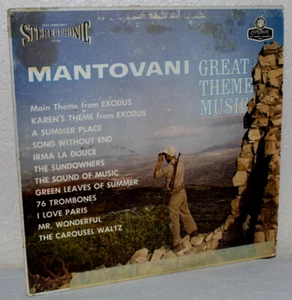 Mantovani Exodus & other Great Theme Music 33RPM Stereo LP 1960 London PS 224 - Picture 1 of 9