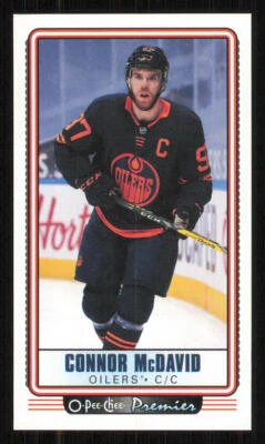2021-22 O-Pee-Chee OPC Premier Tallboys #P1 Connor McDavid - Image 1 of 2
