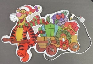 Disney Tigger 20” Lighted Glimmer - Glow Christmas Window/Wall Sculpture - Picture 1 of 14