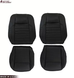 2010 2011 2012 2013 2014 Ford Mustang GT V6 V8 Replacement Seat Covers Black - Bild 1 von 33