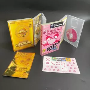 Lot 2 games WARIO World Made in WARIO w/seals set complete JP GC Japan GameCube - Picture 1 of 12