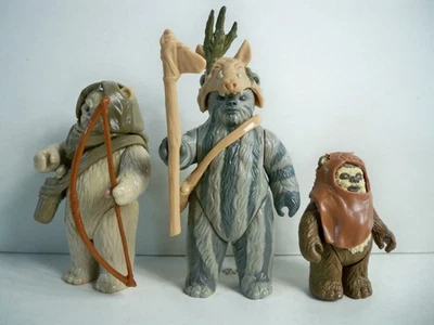 K25i4919 LUMAT TEEBO WICKET EWOK LOTE 1984 STAR WARS 90% COMPLETO VINTAGE KENNER Foto 1 de 4