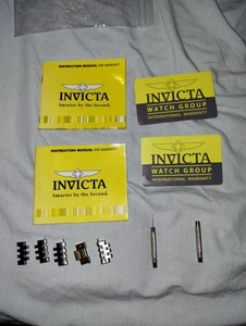 Lh# INVICTA WATCH INSTRUCTION MANUALS/WARRANTY AND PARTS - Picture 1 of 4