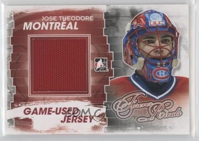 2012-13 ITG Forever Rivals Series Game-Used Red Jersey Jose Theodore #M-45 - Image 1 of 2