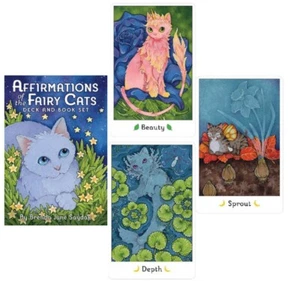 Tarjetas de Oracle de Affirmations of the Fairy Cats AFC41 Brenda June Saydak - Imagen 1 de 7