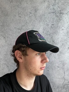 Gorra de béisbol Iceberg vintage para mujer talla M-L negra con logotipo bordado Y2K de lujo - Imagen 1 de 18