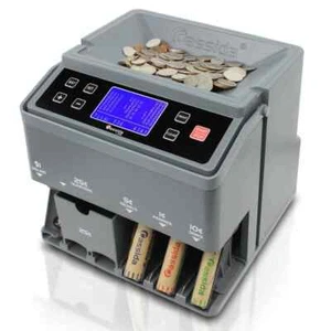 C300 Profesional USD Contador de Monedas, Clasificador y Envoltura/Rodillo, 300 Monedas/min,... - Imagen 1 de 8