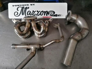 KIT COLLETTORI A CUORE +TUBO ACQUA+DOWNPIPE SPECIFICO 1446-TD04-GBC Abarth Tjet - Foto 1 di 7