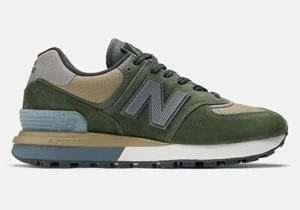 Stone Island x New Balance 574 Legacy Dark Green/Brown U574LGIL - Picture 1 of 6