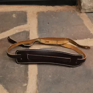 Bobby Lee Leather Guitar Strap with Rickenbacker Logo - Picture 1 of 7
