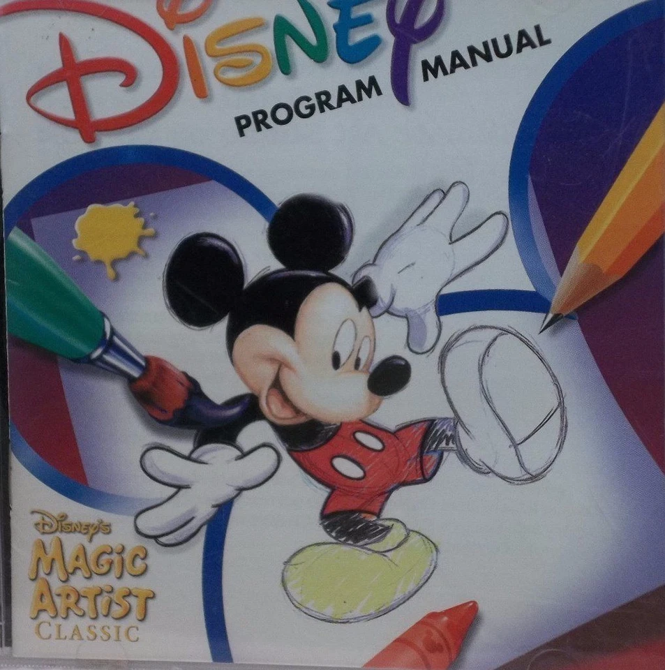 CD ROM  Disney Program Manual - Disney's Magic Artist Classic #37 - Image 1 of 1