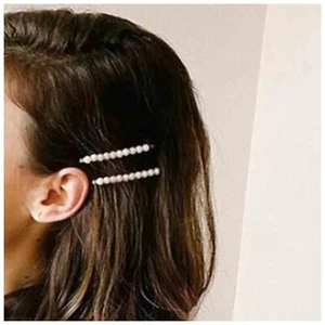 Hair Clip, Vintage Pearl Hair Barrette, 2Pcs Pearl Bobby Pins, Decorative Hai... - Picture 1 of 7